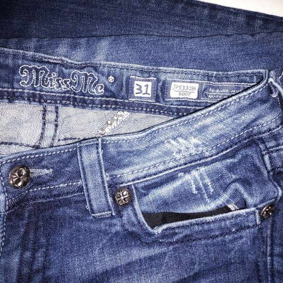 Miss Me 31 Bootcut Blue Jeans JP513384 - Picture 4 of 7
